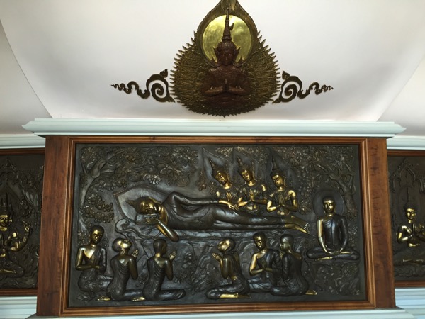 涅槃仏の銅板の絵 3
