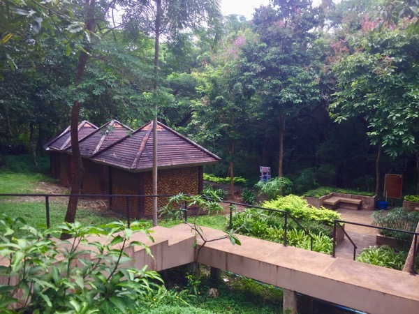 テープパノム温泉の森の中にあるバンガロー