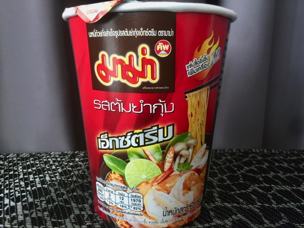 タイのカップ麺-MAMA-SHRIMP TOM YUM FLAVOUR