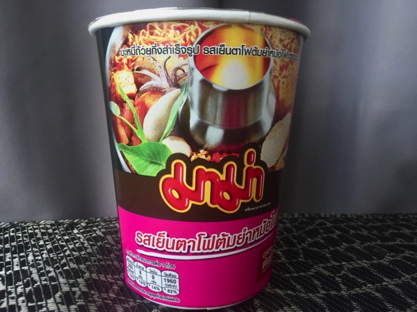 タイのカップ麺-MAMA-YENTAFO TOM YUM MOHFAI FLAVOUR