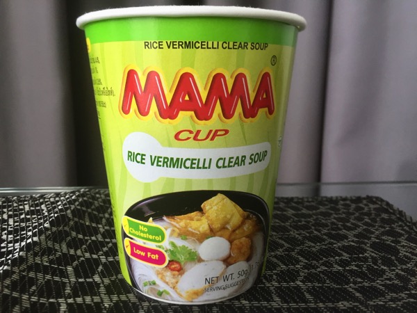 タイのカップ麺-MAMA-RICE VERMICELLI CLEAR SOUP