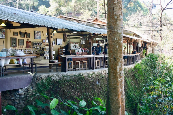 モン族村のモン族カフェ