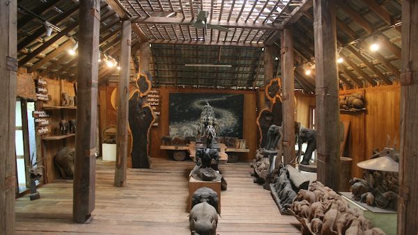 チェンマイの木彫り象博物館【Baan Jang Nak】