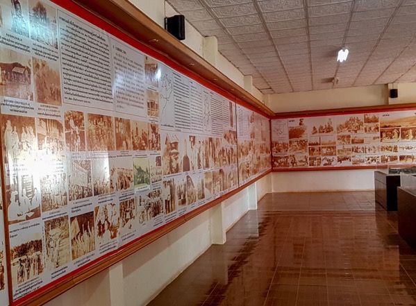 中国国民党のタイ北部での活動の歴史がパネルで展示、国民党 第93師団 記念碑 博物館