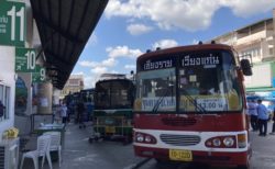 チェンライバスターミナル1（旧バスターミナル）　路線バス運行ルート一覧