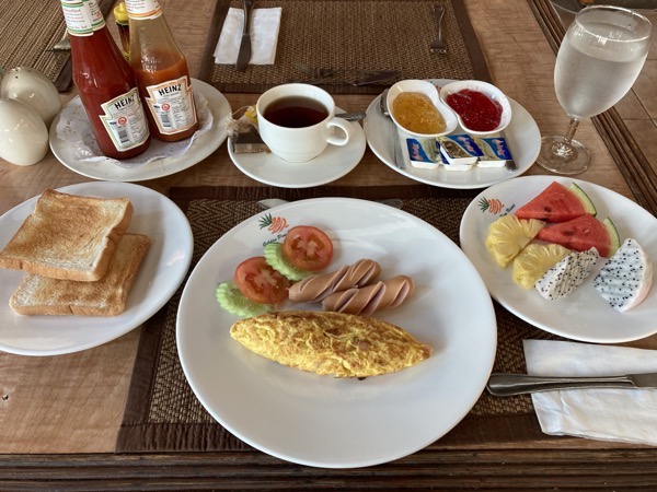 ゴールデンパインリゾートの朝食