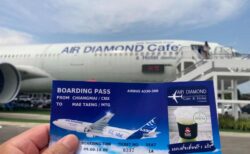 チェンマイの飛行機カフェ「Air Diamond Cafe」